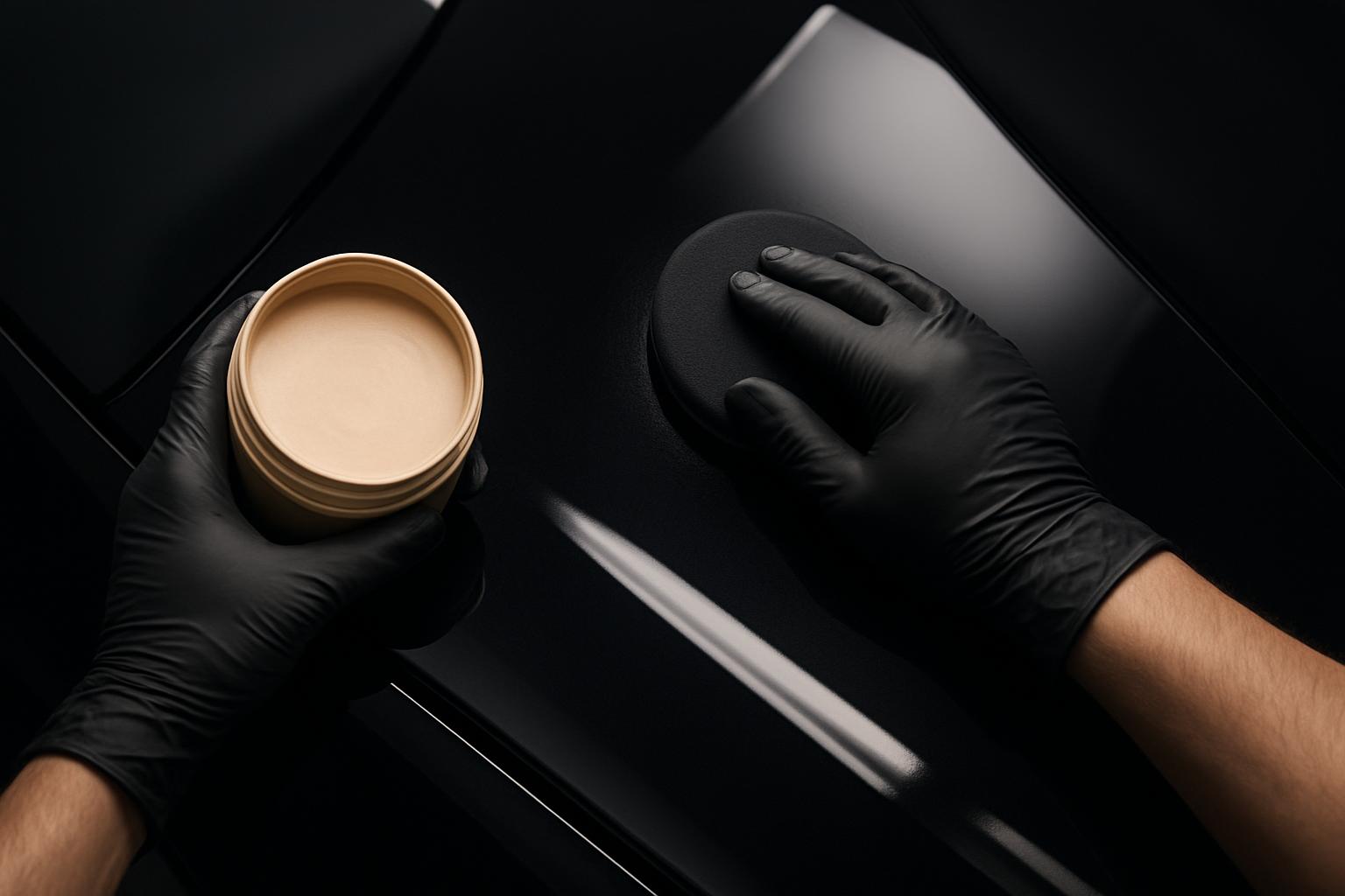 Neatly maintained car interior